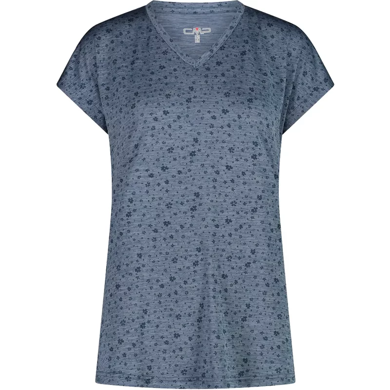 Women's Floral Print Heathered Vest CMP
