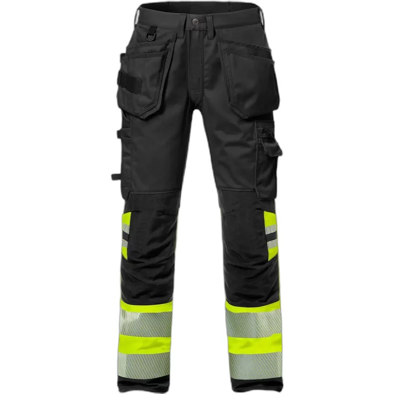 Class 1 high visibility work trousers Fristads Outdoor 2706 PLU