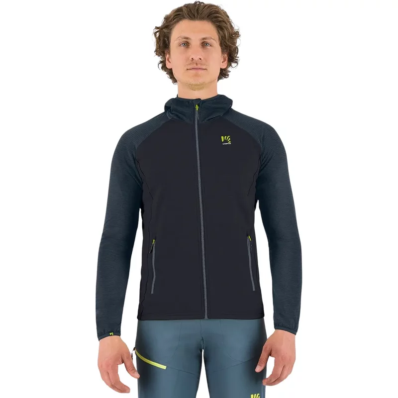 Zip-up hooded fleece Karpos Ambrizzola