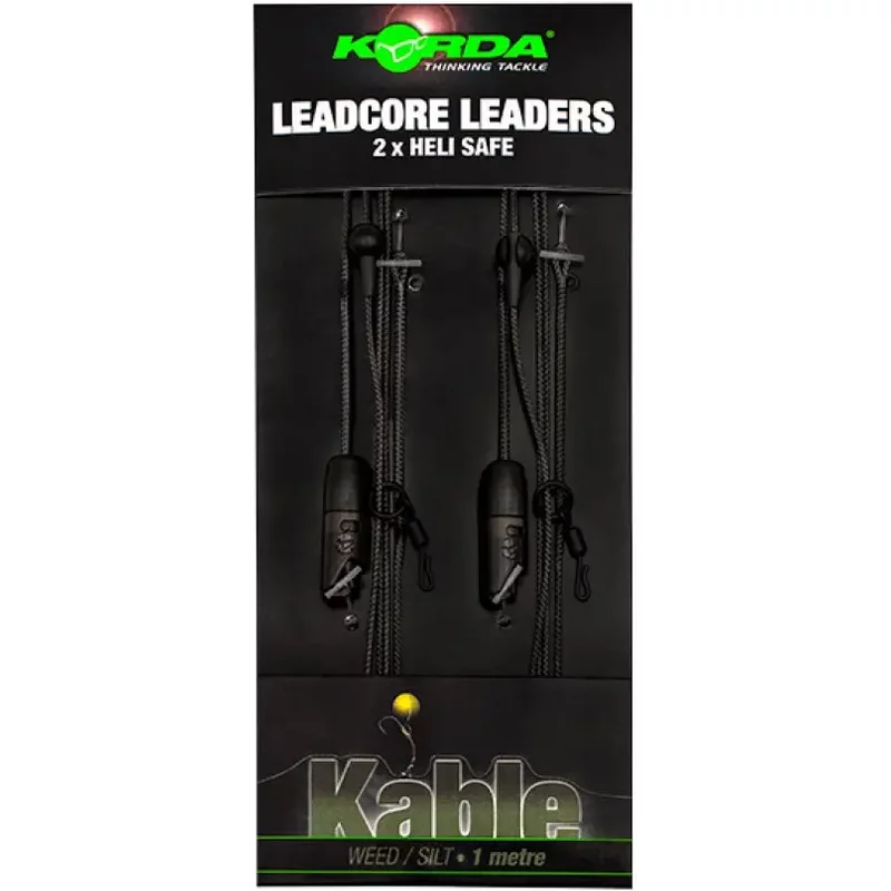 Bottom of the line Korda Leadcore leader Heli Safe (x2)