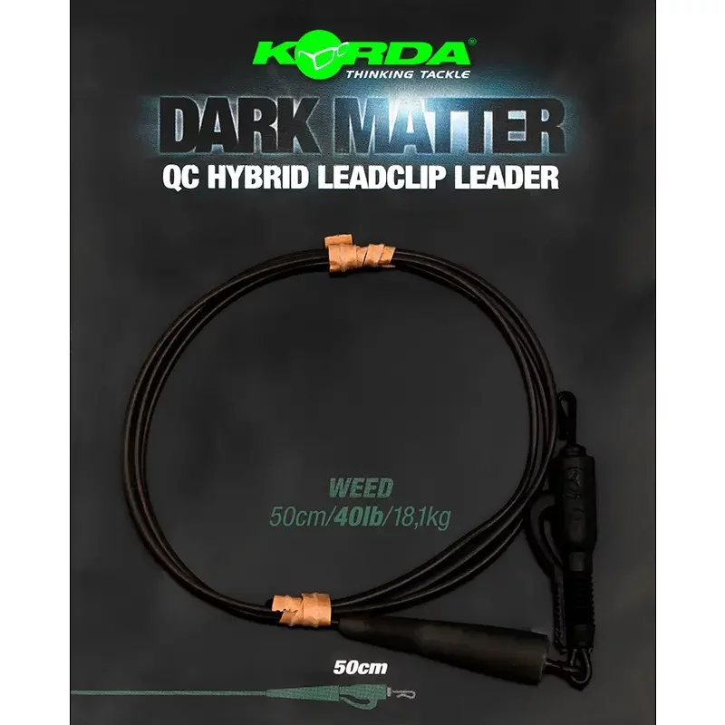 Hybrid Clip Korda Dark Matter Leader 50 cm QC Weed