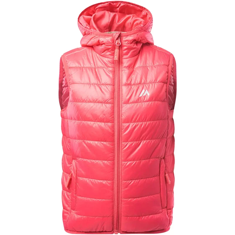 Children's sleeveless hooded down jacket Martes Essentials Maron