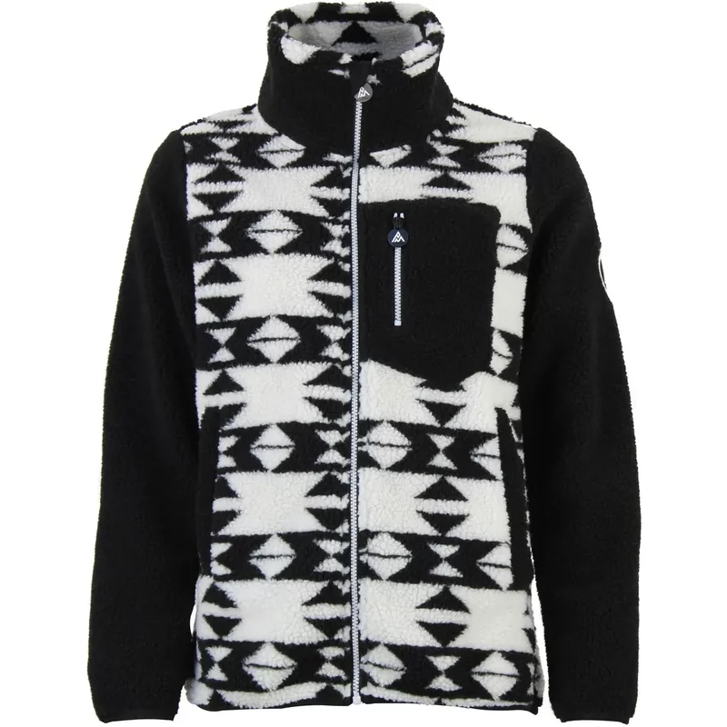 Women's zip-up fleece with chest pocket Peak Mountain Sherpa 350G