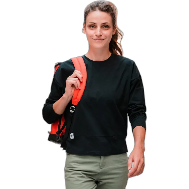 Women's long sleeve pocket t-shirt Snap Climbing