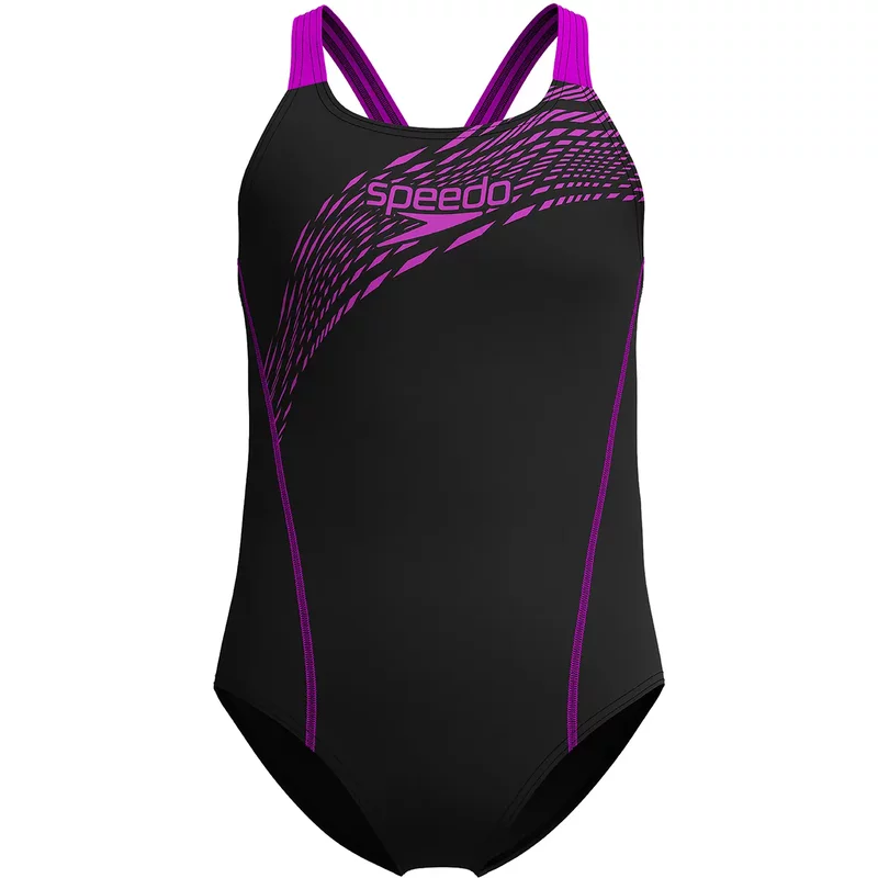 One-piece swimsuit for girls Speedo Logo Medalist