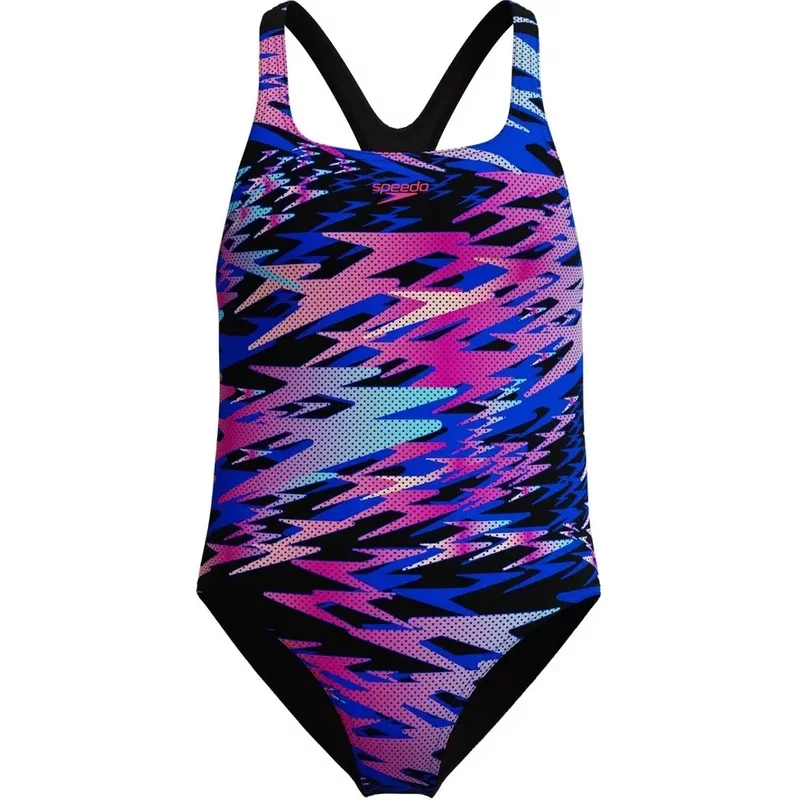 One-piece swimsuit for girls Speedo Hyperboom Allover Medalist