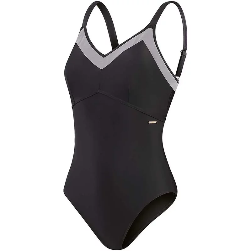 Women's 1-piece swimsuit Speedo Eco Mesh Detail 1p Bla