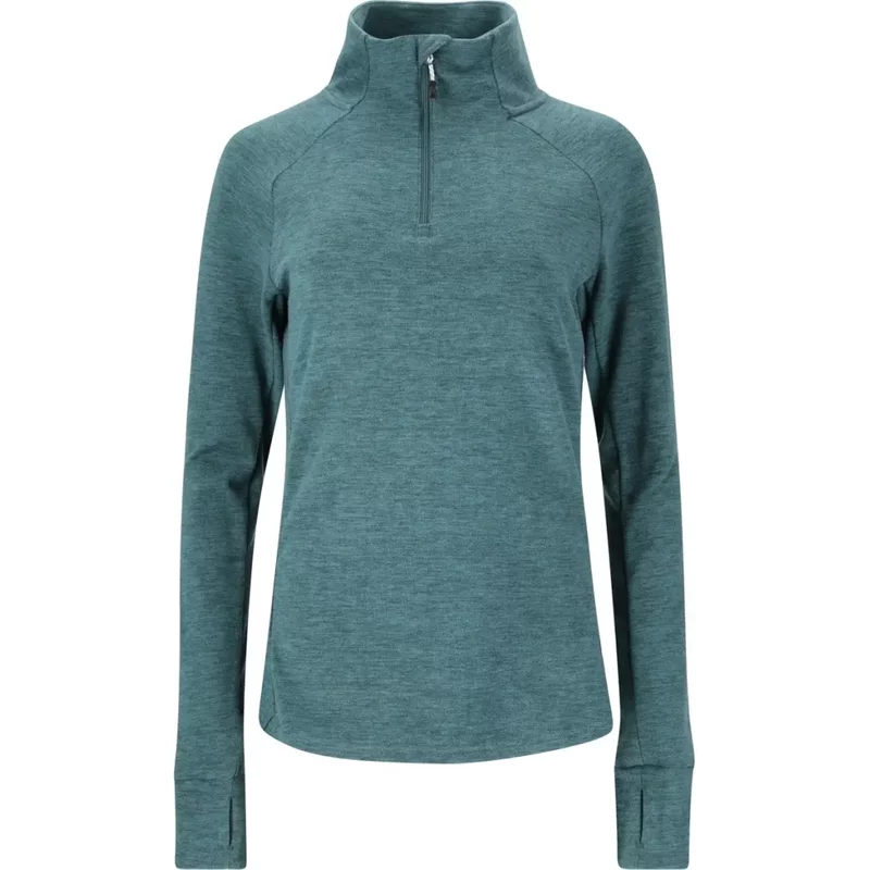 Women's long sleeve zip neck base layer Whistler Kajsa