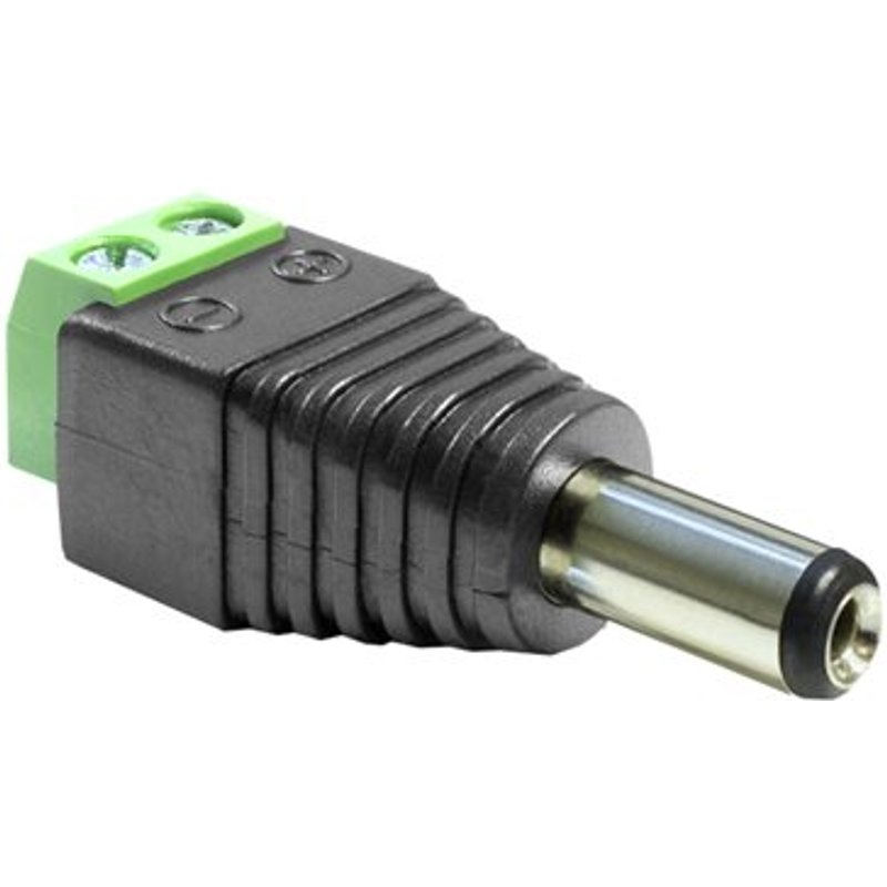 DELOCK Adapter Terminalblock 2Pin -> DC 2,1 x 5,5mm Stecker