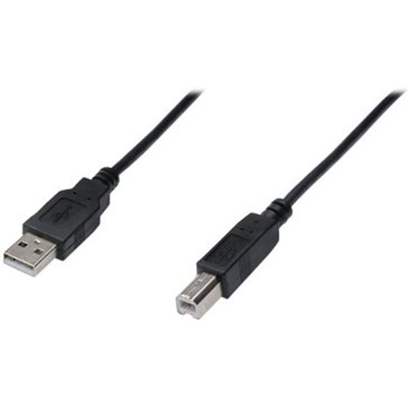 DIGITUS USB 2.0 Anschlusskabel Typ A -B St/St 1.8m, be