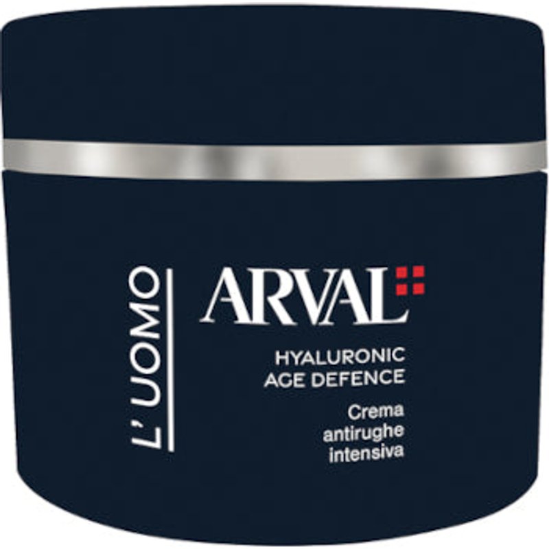 Arval L'uomo - Hyaluronic Age Defence - Crema Antirughe Intensiva 50 Ml - 50 Ml-image
