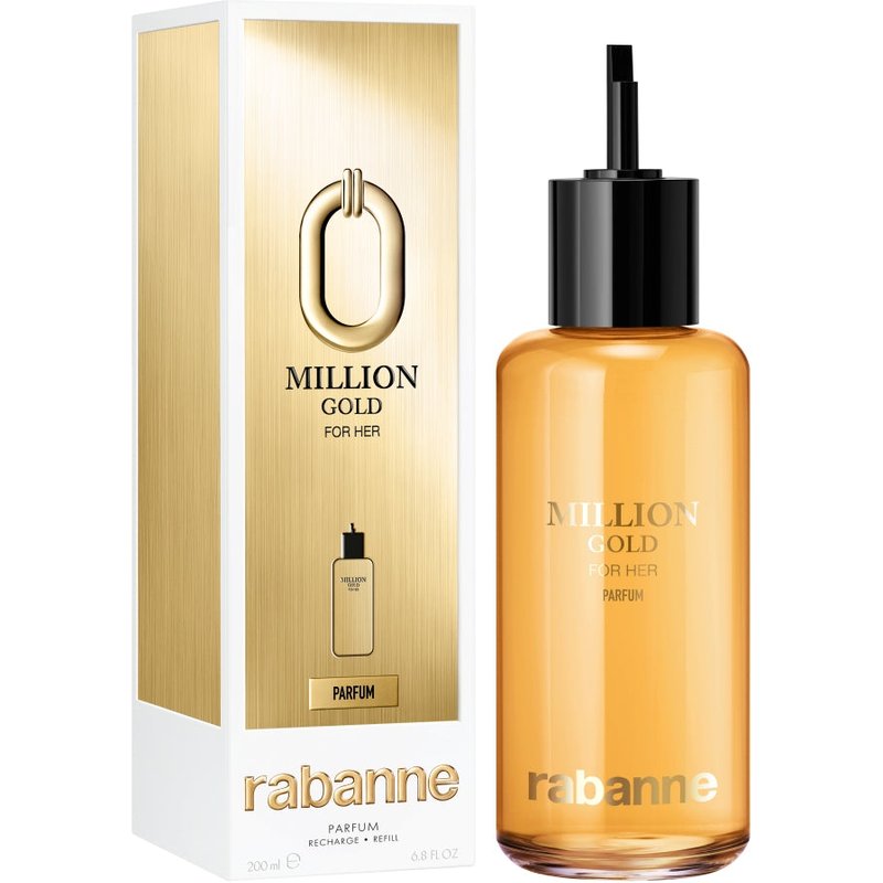 Rabanne Rabanne Million Gold For Her Parfum - 200 Ml Ricarica-image