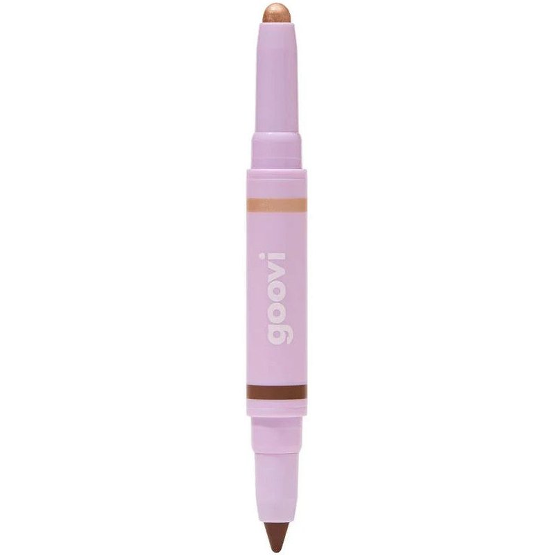 Goovi Goovi Ombretto Stick Duo - Couple Goals - N. 01 Mocha Gold-image