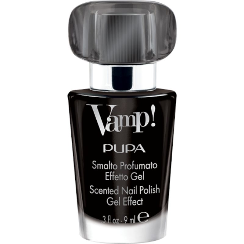 Pupa Vamp! Smalto Profumato Effetto Gel - N.305 Rock Black-image