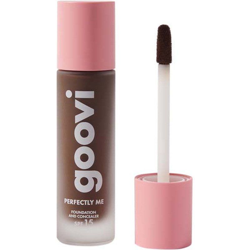 Goovi Goovi Foundation And Concealer Spf 15 - Perfectly Me - N. 20 Ebony Deep - Cool-image