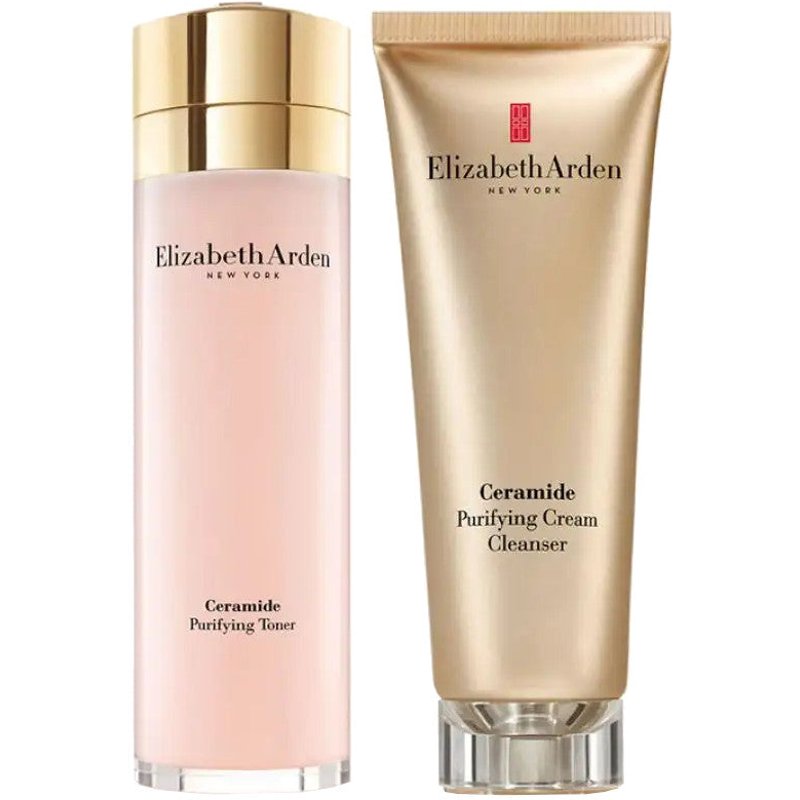 Elizabeth Arden Ceramide Purifing Cream Cleanser + Purifing Toner - 200 Ml-image