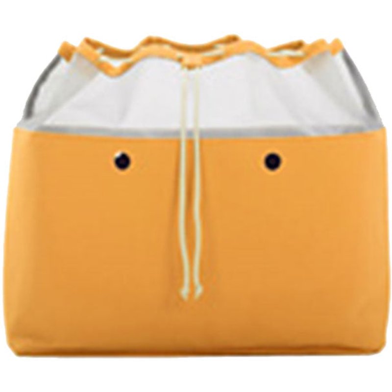 O Bag Canvas O Bag Beach Mini Giallo Grigio OBAGS118MAS02235 - OBAGS118MAS02235-image