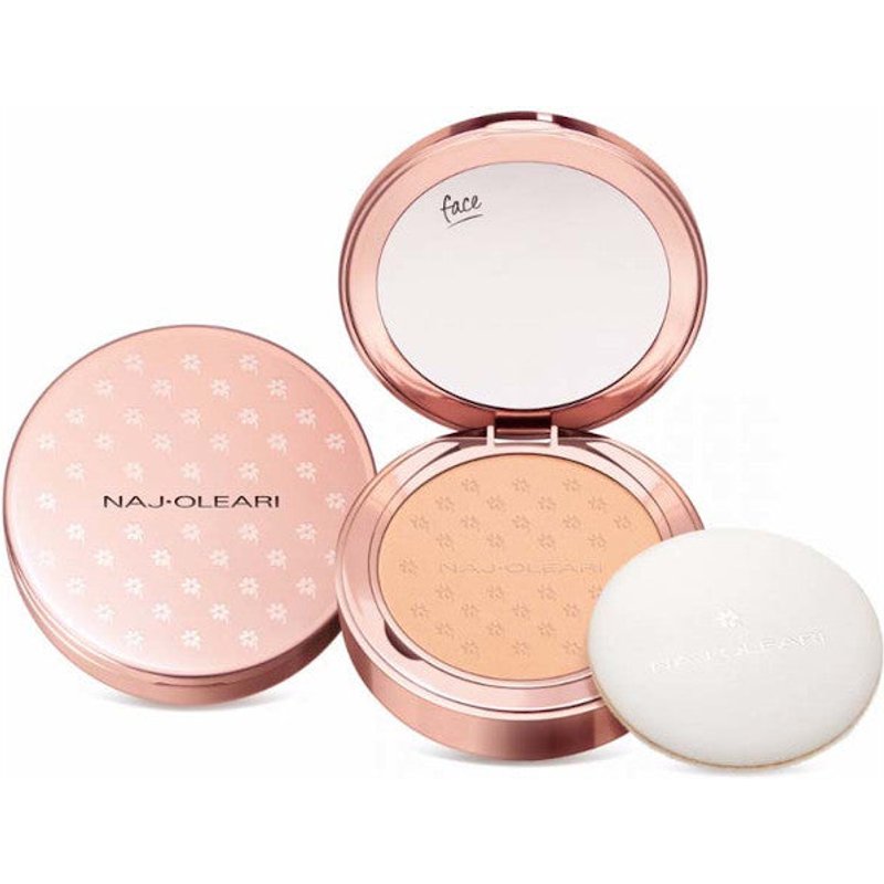 Naj-Oleari Skin Caress Pressed Powder - Cipria Compatta Uniformante - N. 01 Beige Caldo-image