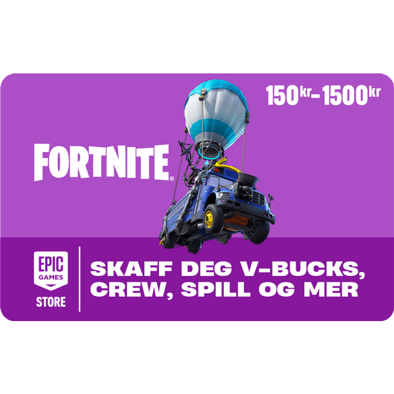 Variabel Fortnite gavekort