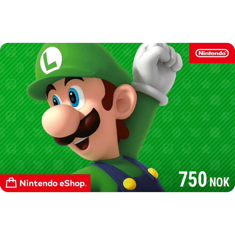 Nintendo eShop Card 750 kr | Nintendo Gavekort