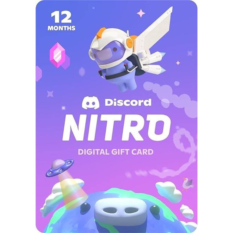 Discord Nitro 12 måned
