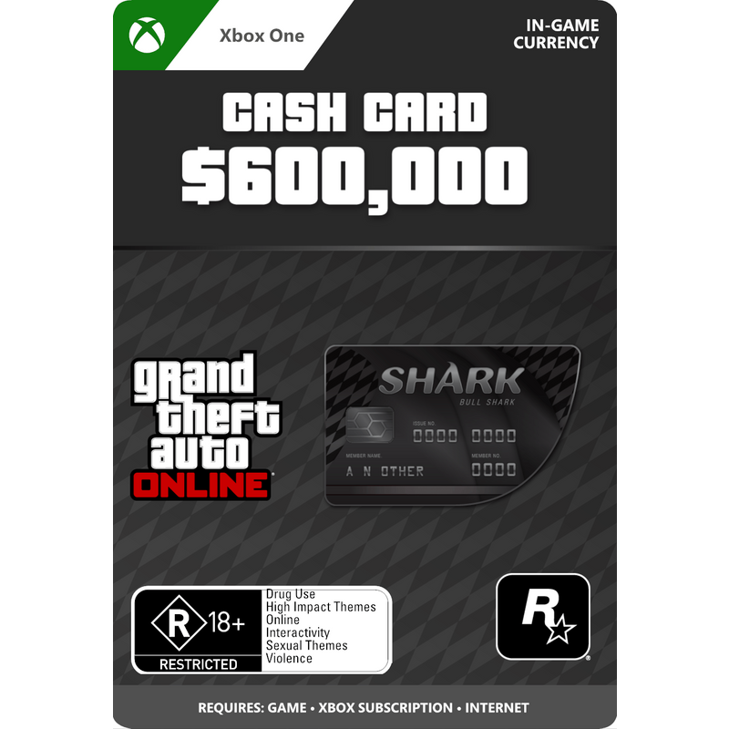 Bull Shark Card GTA Online (Xbox One)
