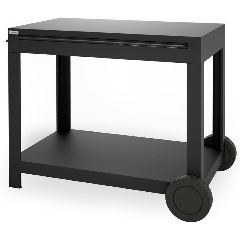 Desserte Exclusive Ingénieuse en Acier Noir