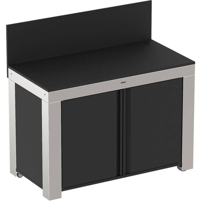 Meuble de Cuisine pour Plancha 120 x 60 cm Félix en Inox