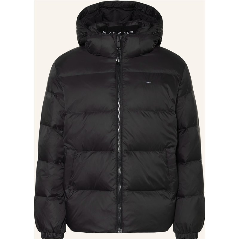 Tommy Jeans Daunenjacke Mit Abnehmbarer Kapuze schwarz