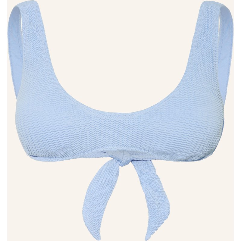 Seafolly Bustier-Bikini-Top Sea Dive blau