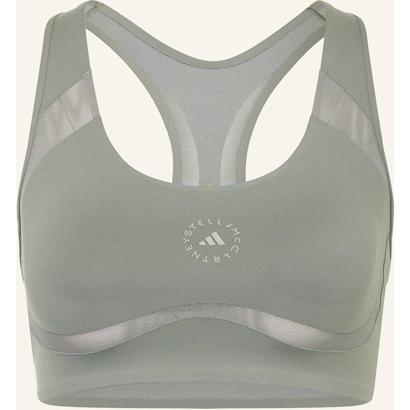 Adidas By Stella Mccartney Sport-Bh Adidas By Stella Mccartney Power Impact Mit Mesh gruen