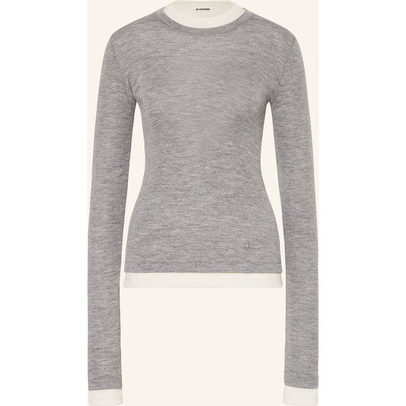 Jil Sander 2er-Pack Longsleeves grau