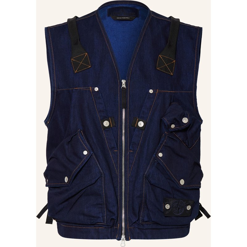 Stone Island Jeansweste Denim Project blau