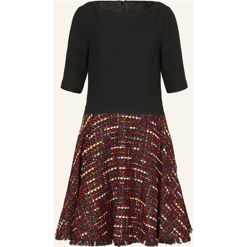 Talbot Runhof Cocktailkleid Im Materialmix schwarz