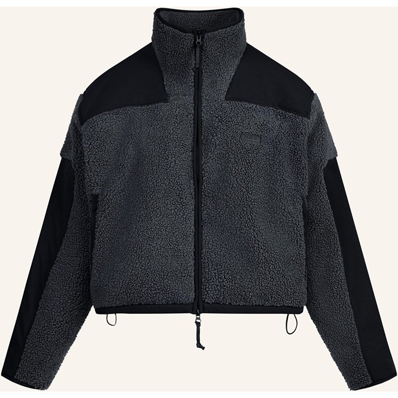 Skims Lounge-Fleecejacke Teddy grau
