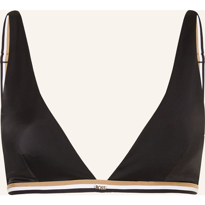 Boss Bralette-Bikini-Top Iconic schwarz