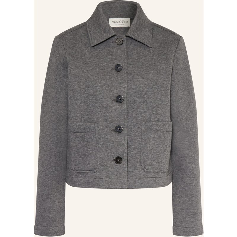 Marc O'polo Kastenjacke Aus Jersey grau