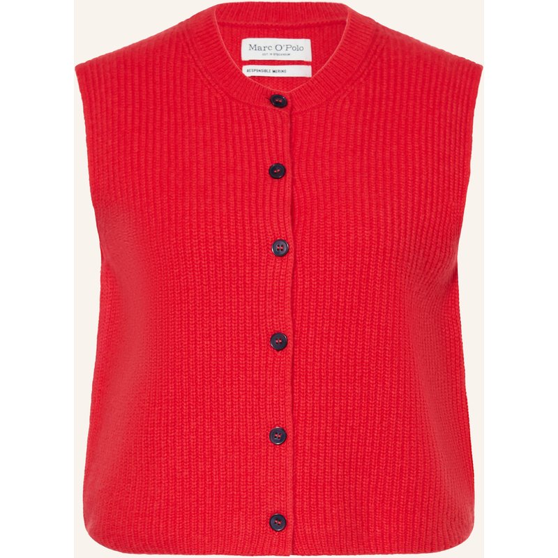 Marc O'polo Strickweste rot