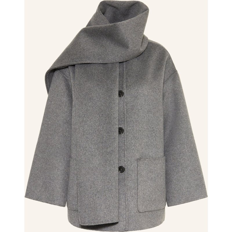 Marc O'polo Jacke Mit Abnehmbarem Kragen grau