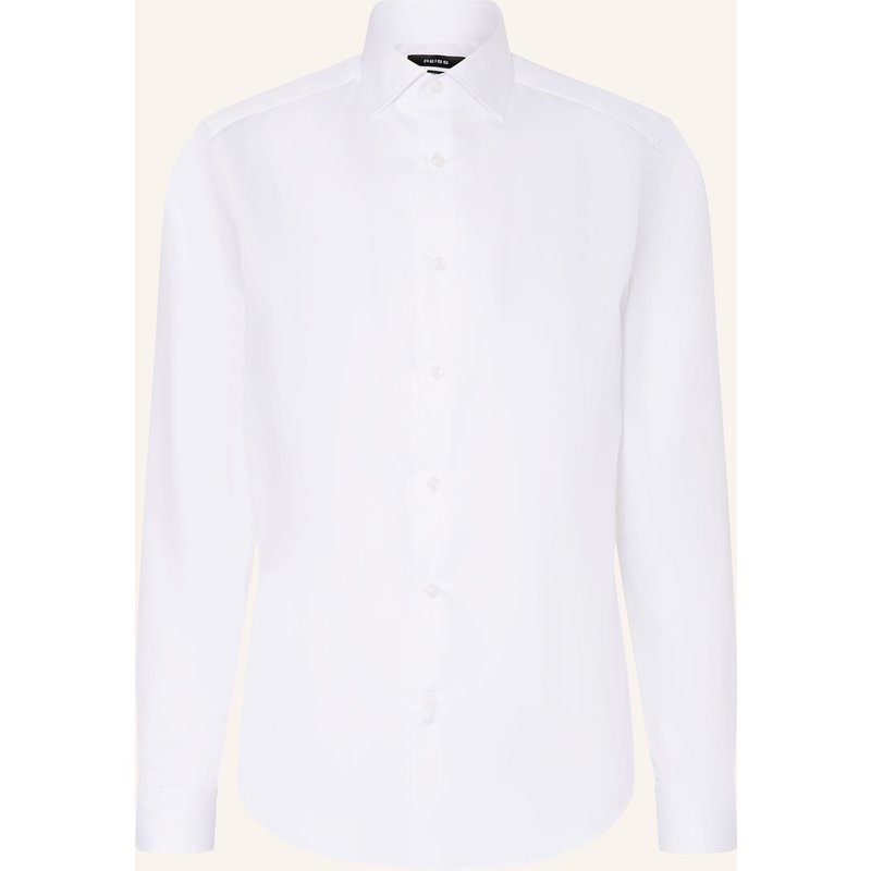 Reiss Satinhemd Remote Slim Fit weiss