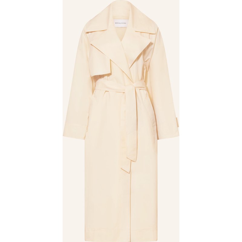 Mrs & Hugs Trenchcoat weiss