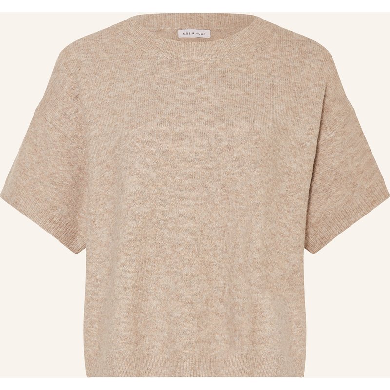 Mrs & Hugs Strickshirt beige