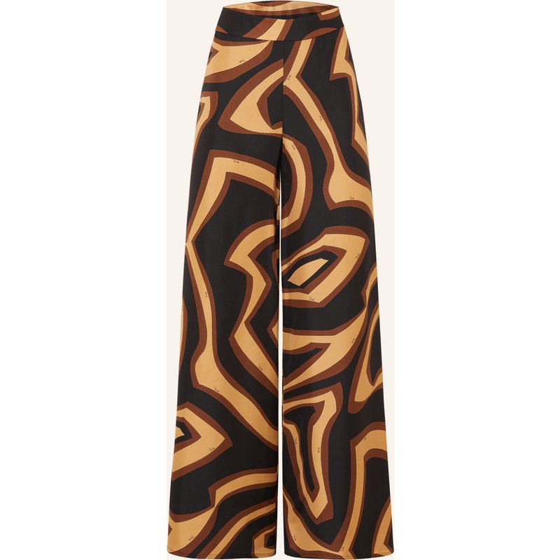 Pucci Marlenehose Aus Seide schwarz