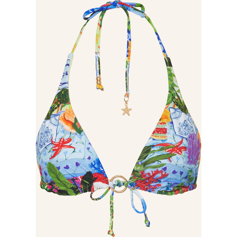 Seafolly Triangel-Bikini-Top La Boca blau
