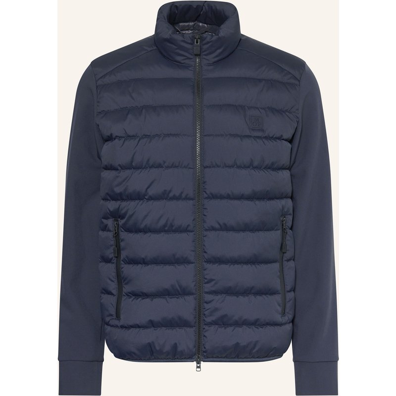 Marc O'polo Steppjacke Im Materialmix blau
