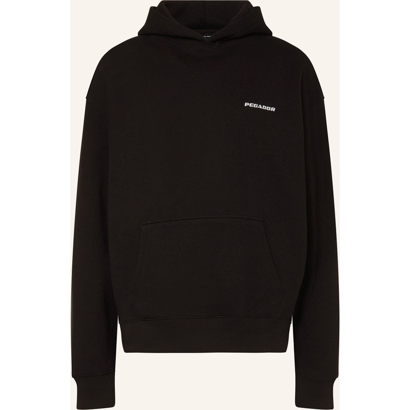 Pegador Oversized-Hoodie Tate schwarz
