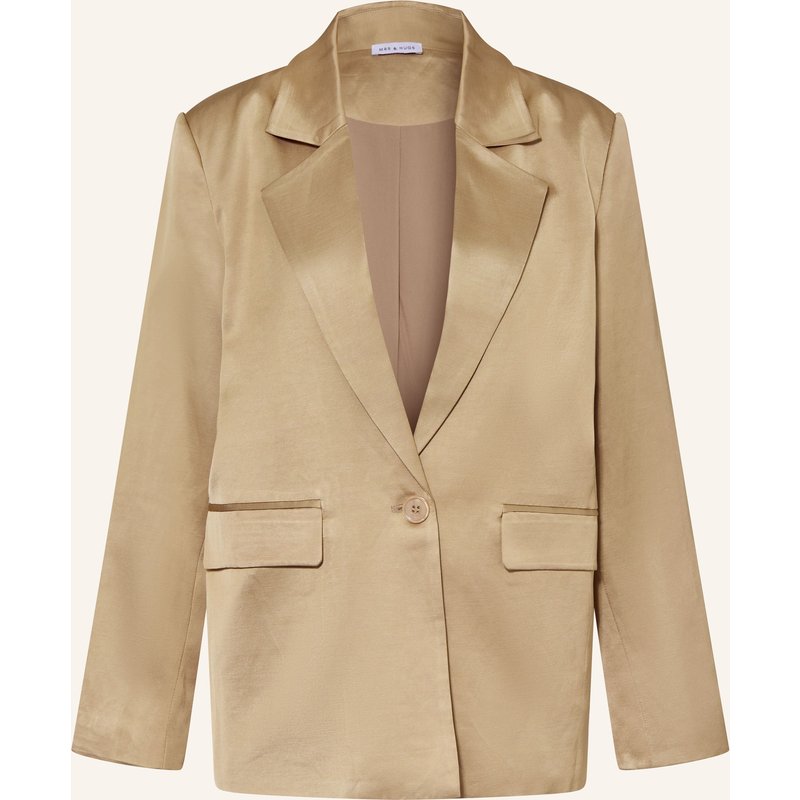 Mrs & Hugs Satinblazer gruen