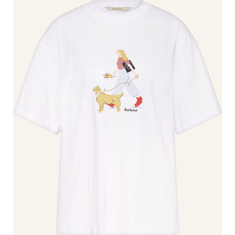 Barbour T-Shirt Derwent weiss