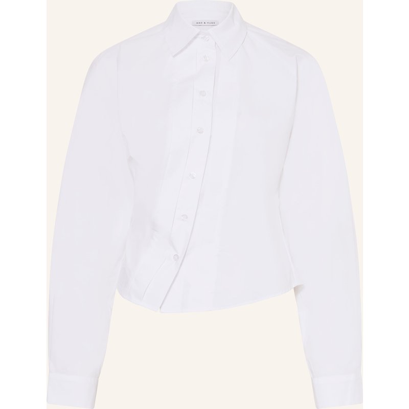 Mrs & Hugs Hemdbluse weiss