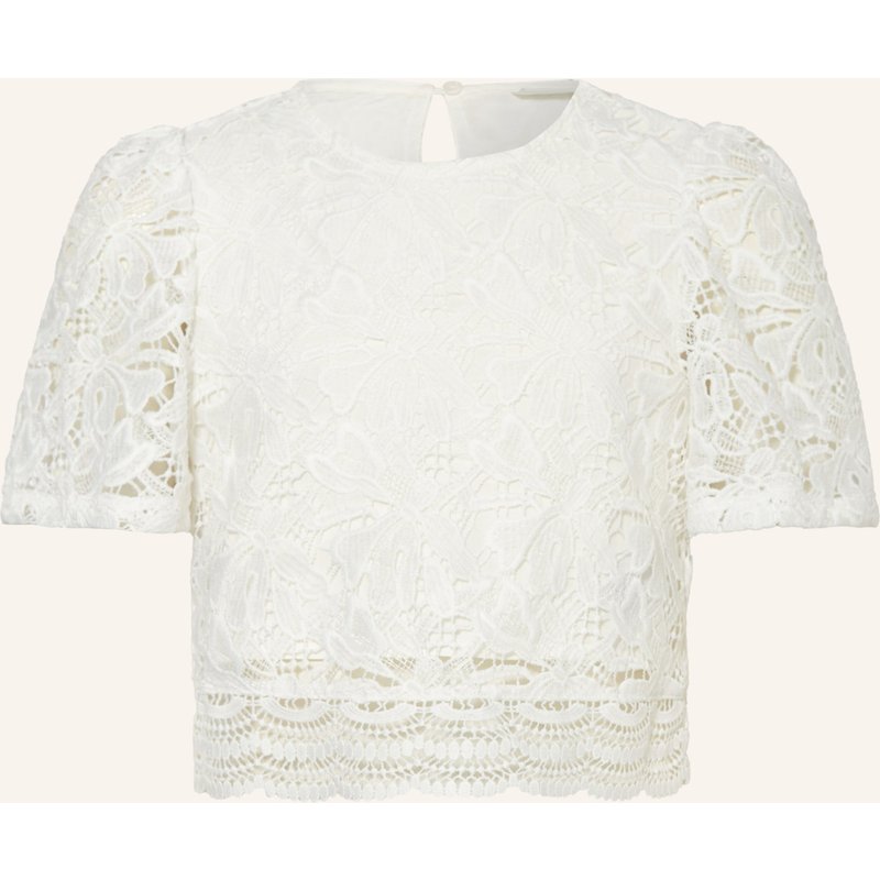 S.Oliver Red Blusenshirt Aus Spitze weiss